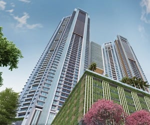 Tower as seen from the street