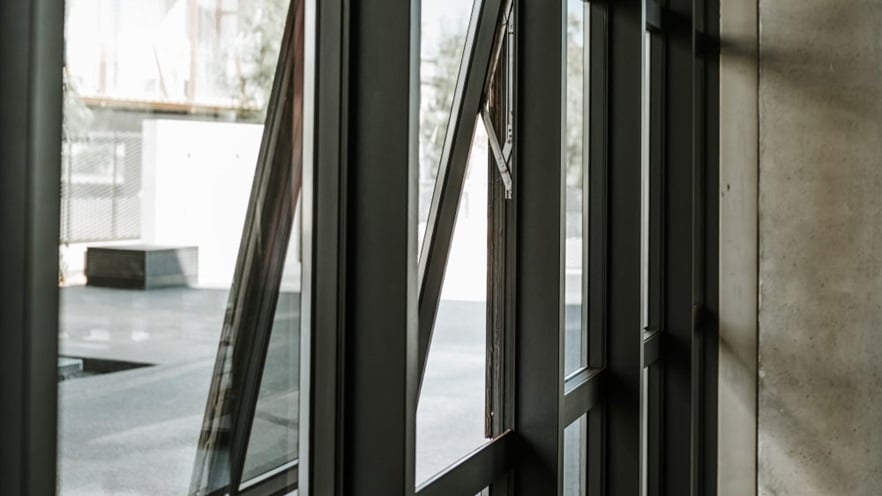 Outward open window