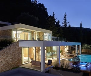 View of the premises at night