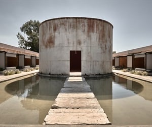 Main tank and path over water