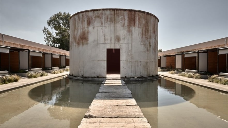 Main tank and path over water