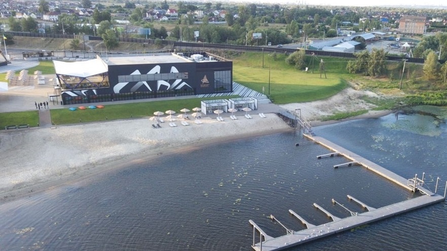 The building from above