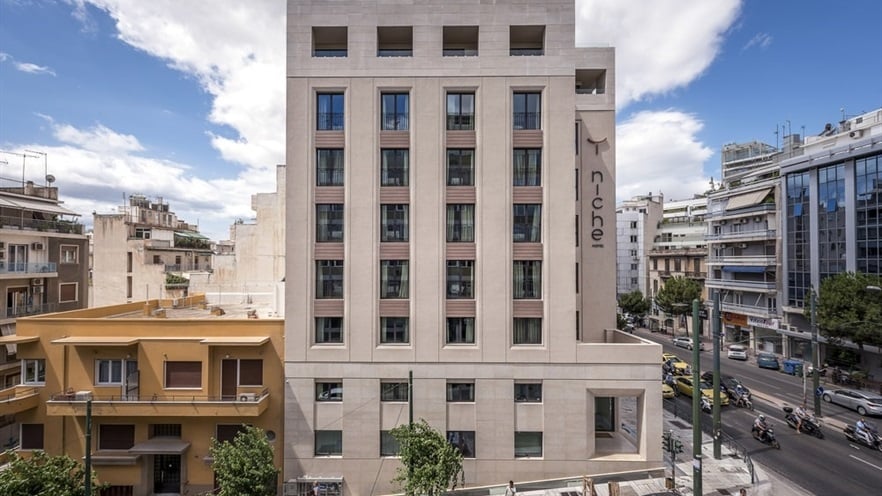 The building at daytime