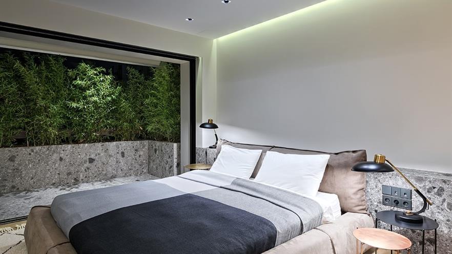 Bedroom during night time