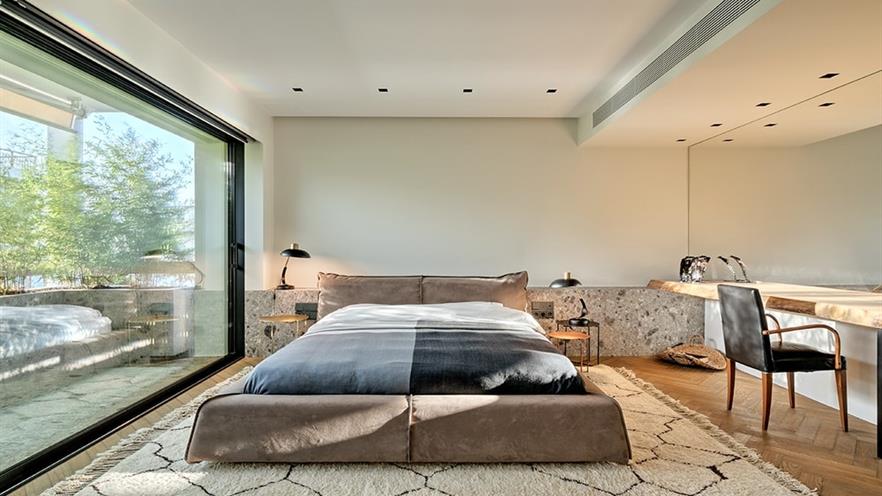 Bedroom in daylight