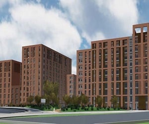 Preview of the buildings and their gardens