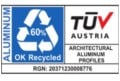 Aluminum TUV Austria OK Recycled