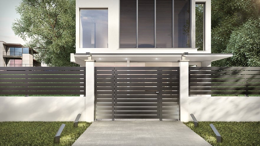Garduri și Porți cu Design Minimalist