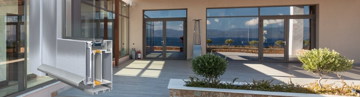 Entrance doors insulated system SMARTIA M11000