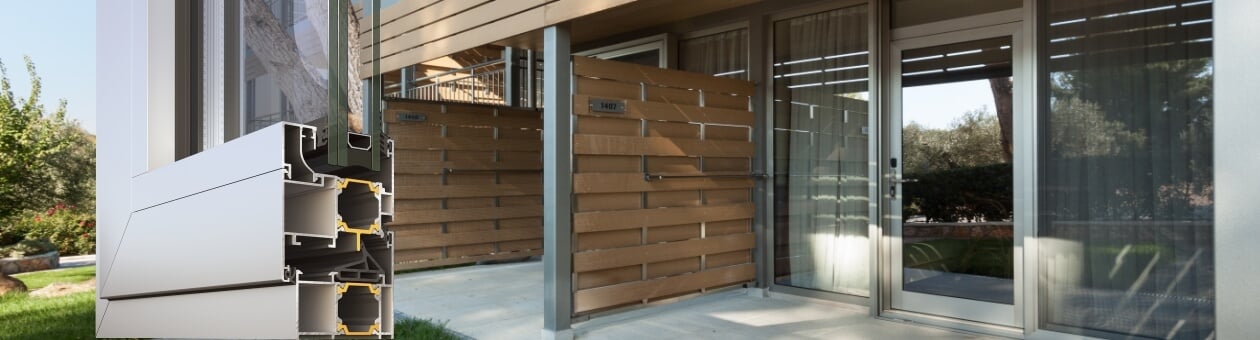 Entrance doors insulated system SMARTIA MD9660