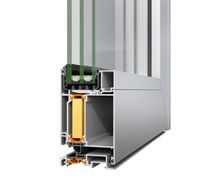 Door Section with glass