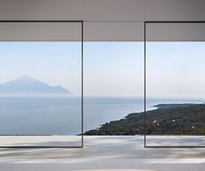 Παράθυρα αλουμινίου συρόμενα σε μοντέρνο σπίτι SUPREME S500