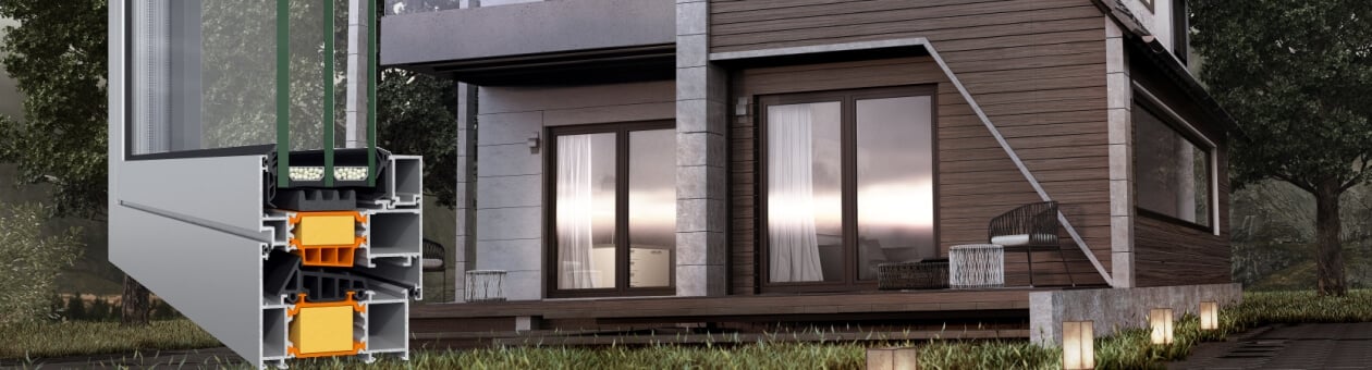 Hinged insulated system SMARTIA S77
