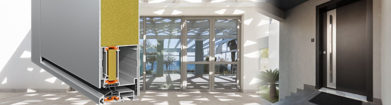 Entrance doors insulated system SMARTIA MD67