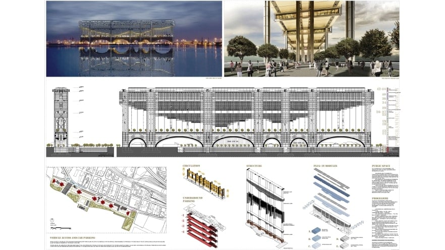 Second plate of the honorable mention of ArXellence 2: The Gates of Thessalonica, created by Ivo Panteleev